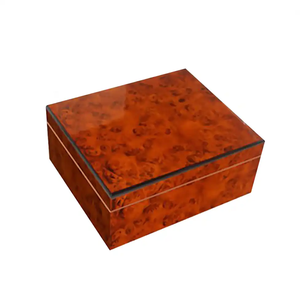Ξύλινος Υγραντήρας / Humidor Πούρων Καφέ ΣΕΤ με Πουροθήκη και Σταχτοδοχείο (0160-H-SET)