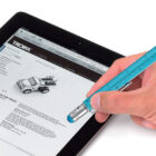 στυλό με χάρακα, μπλε