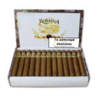 πούρα σε ξύλινο καφέ κουτί πούρων, VEGAS ROBAINA - Famosos πούρο