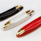 τασάκι για δύο πούρα μακρόστενο κόκκινο μαύρο λευκό