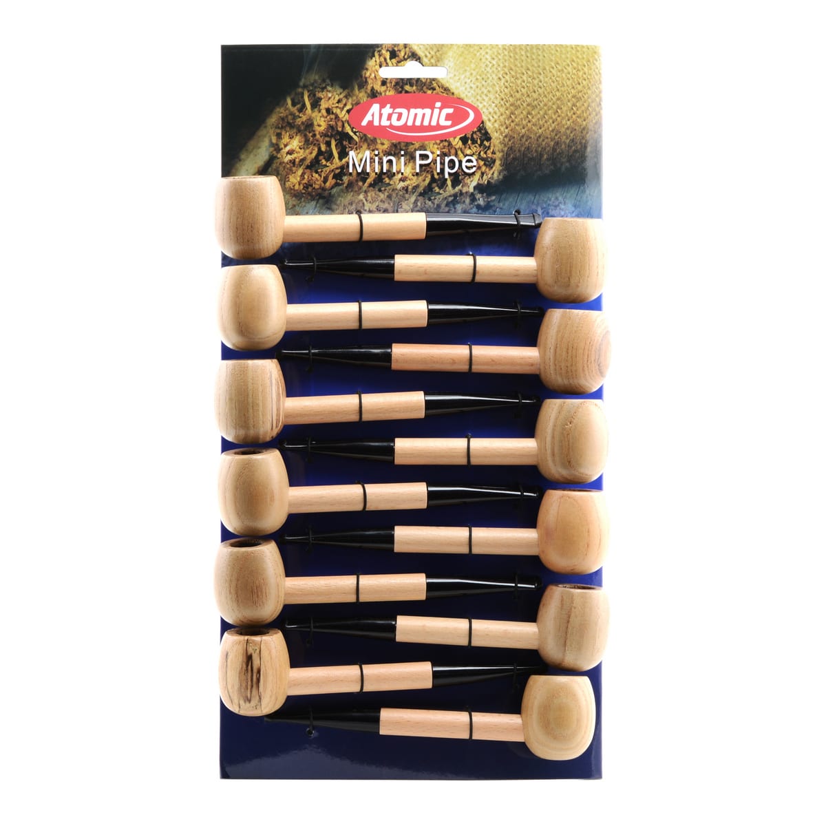 ξύλινη πίπα καπνού καφέ