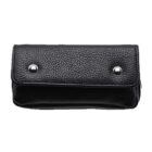 atomic δερμάτινη μαύρη θήκη πίπας