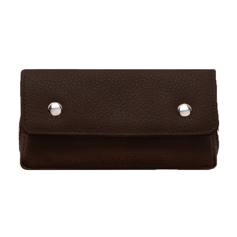 atomic δερμάτινη καφέ θήκη πίπας