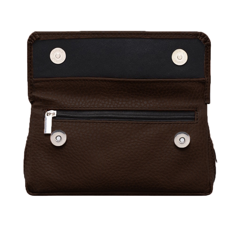 atomic δερμάτινη καφέ θήκη πίπας