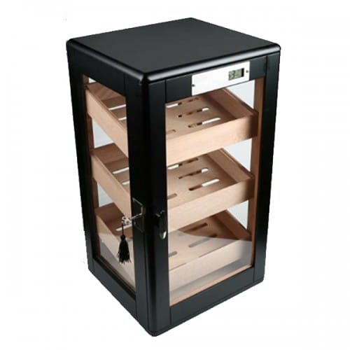 cabinet_humidor_423.jpg ξύλινος υγραντήρας πούρων με συρτάρια, μαύρος