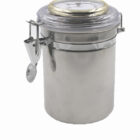 chacom μεταλλικό βάζο-υγραντήρας πούρων