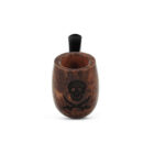 ξύλινη καφέ πίπα καπνού chacom