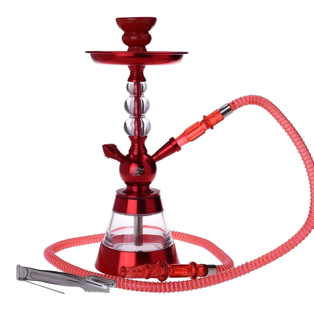 CHAMP AL MALIK – Tetouan Red Aluminum Hookah Single 35cm CHAMP AL MALIK – Tetouan Red Aluminum Hookah Single 35cm