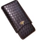 πουροθήκη δερμάτινη μαύρη cohiba