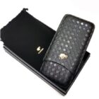 πουροθήκη δερμάτινη μαύρη cohiba