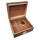 ξύλινος καφέ υγραντήρας πούρων