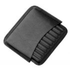 μαύρη δερμάτινη θήκη για πουράκια cigarillos