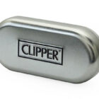 Αναπτήρας Μεταλλικός Jet Flame ασημένιο χρώμα θήκη μεταλλική