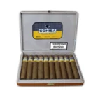 πούρα σε ξύλινο καφέ κουτί πούρων, COHIBA LINEA CLASSICA - Piramides Extra πούρο