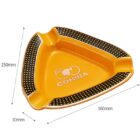 cohiba τασάκι για 3 πούρα κίτρινο