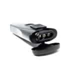 Monaco Metallic Black Triple Jet Αναπτήρας Πούρου μαύρος αντιανεμικός επαναγεμιζόμενος βουτανίου με τριπλή φλόγα