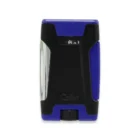 Αναπτήρας Rebel Double-jet Flame Blue (LI650T) αντιανεμικός επαναγεμιζόμενος βουτανίου χρώμα μπλε-μαύρο
