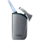 COLIBRI - Falcon Αναπτήρας Jet Metallic Charcoal LI310T11, αντιανεμικός, αναμμένος, φλόγα αναπτήρα
