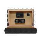 colibri quasar μαύρος μεταλλικός υγραντήρας πούρων