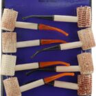 ξύλινη πίπα καπνού, καφέ