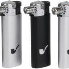 cool αναπτήρας πίπας σε γκρι και μαύρο