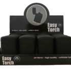 αναπτήρας αντιανεμικός μεταλλικός μαύρος easytorch