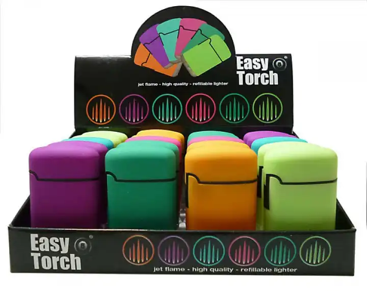αναπτήρας αντιανεμικός easytorch, σε 4 χρώματα