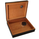 humidor υγραντήρας ξύλινος, μαύρος