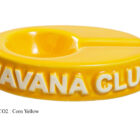 τασάκι κεραμικό για 1 πούρο havana club κίτρινο