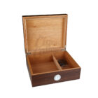 humidor υγραντήρας ξύλινος, καφέ