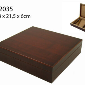 ξύλινος καφέ υγραντήρας πούρου