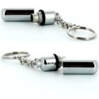 πουροκόφτης bullet punch, μεταλλικός ασημένιος με κρίκο για μπρελόκ