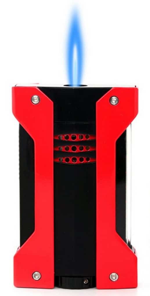 lighter_jf_091_R_1.jpg jifeng αναπτήρας πούρου αντιανεμικός κόκκινος-μαύρος