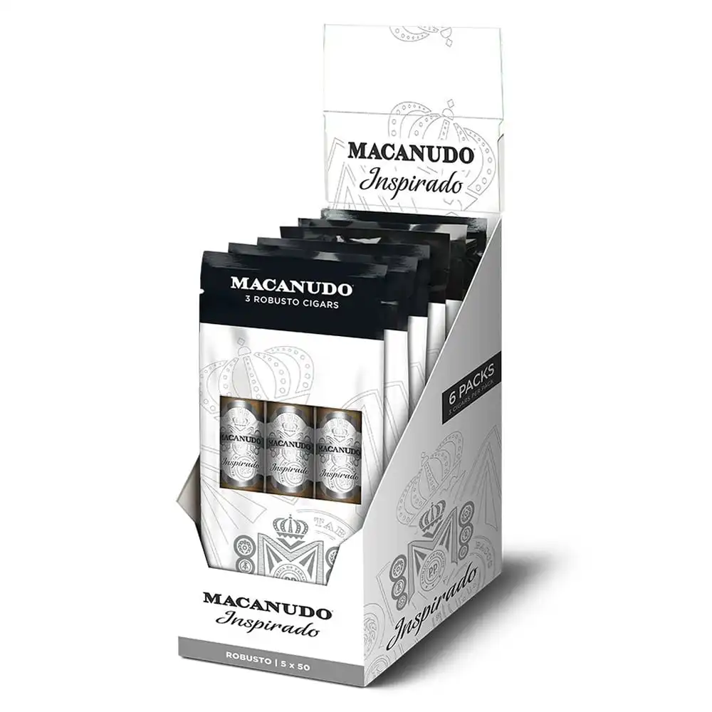 MACANUDO - Inspirado White Robusto πούρο σε 3άδα