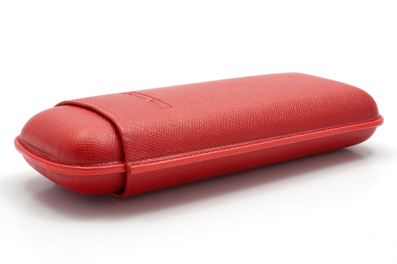 δερμάτινη κόκκινη πουροθήκη martin wess