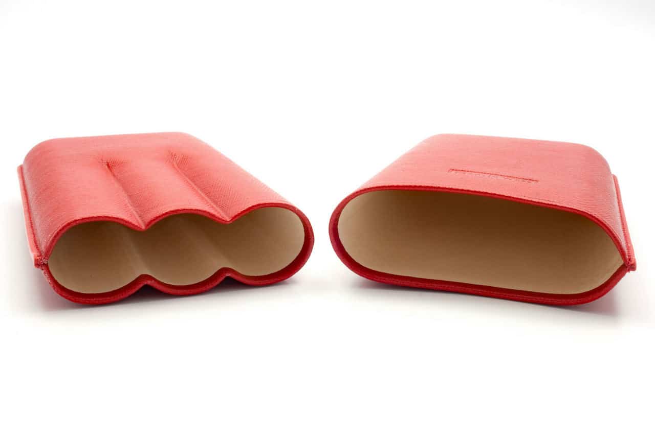 martin wess κόκκινη δερμάτινη πουροθήκη