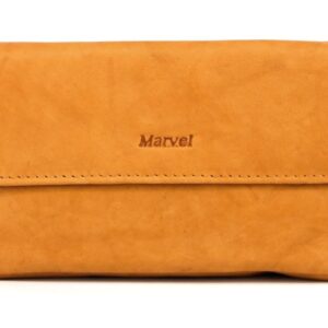 κίτρινη δερμάτινη θήκη για πίπα