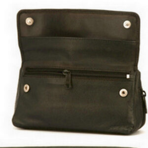 πράσινη δερμάτινη θήκη για πίπα