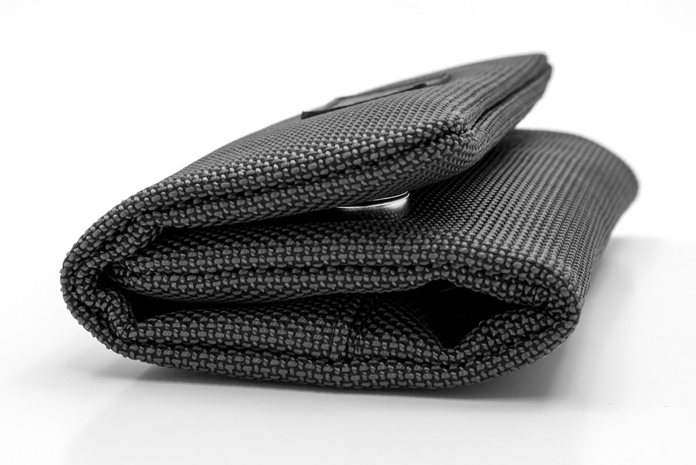 Dots Θήκη Καπνού Στριφτού Cordura σε χρώμα Γραφίτη (1011-1) πλεκτή υφασμάτινη