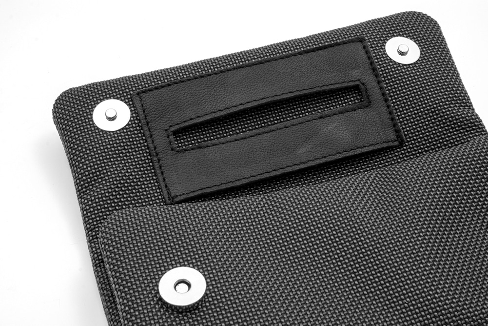 Dots Θήκη Καπνού Στριφτού Cordura σε χρώμα Γραφίτη (1011-1) πλεκτή υφασμάτινη