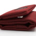 Dots Θήκη Καπνού Στριφτού Cordura σε Κόκκινο Χρώμα (1011-1) πλεκτή υφασμάτινη