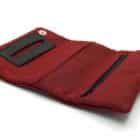 Dots Θήκη Καπνού Στριφτού Cordura σε Κόκκινο Χρώμα (1011-1) πλεκτή υφασμάτινη με φερμουάρ