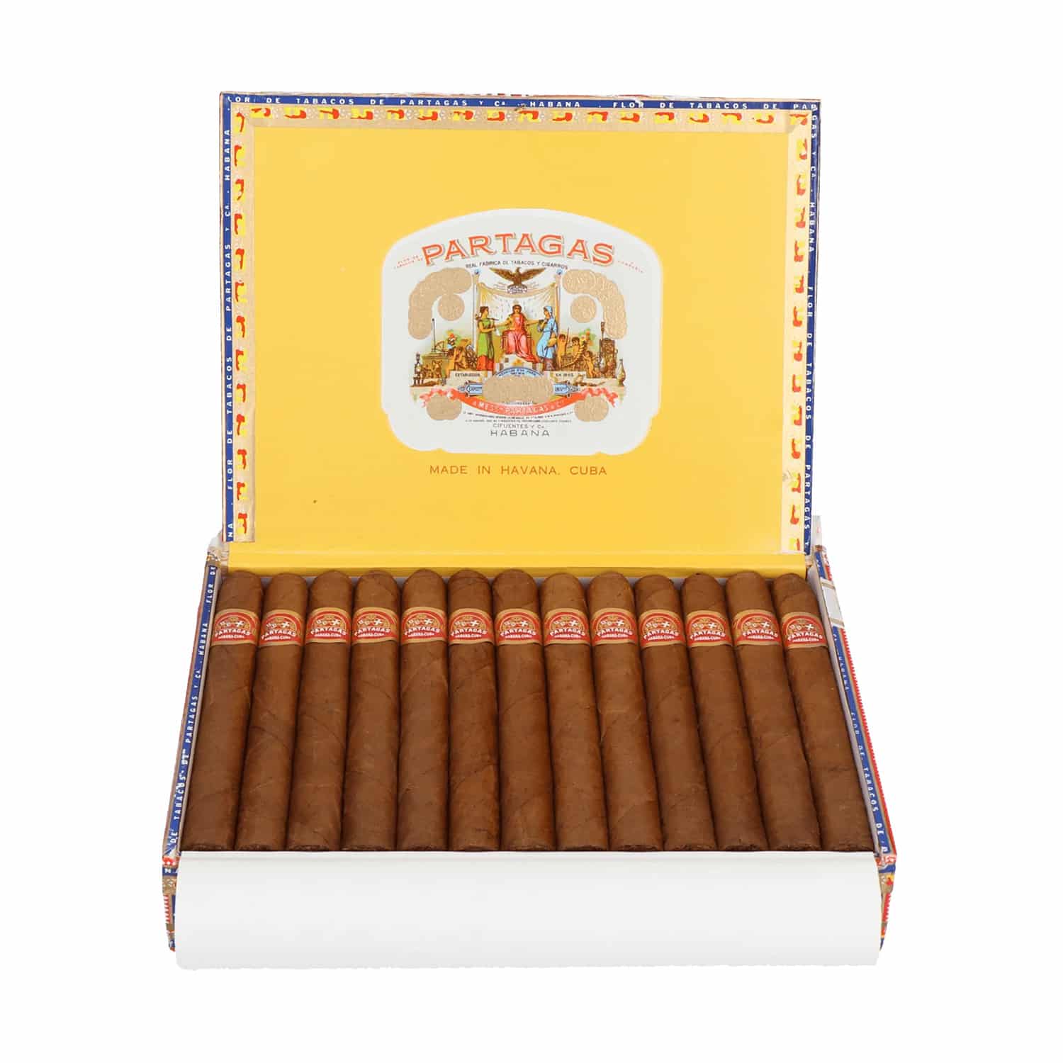 πούρα σε ξύλινο καφέ κουτί πούρων, PARTAGAS - Super Partagas πούρο