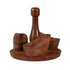 ξύλινη βάση για 3 πίπες