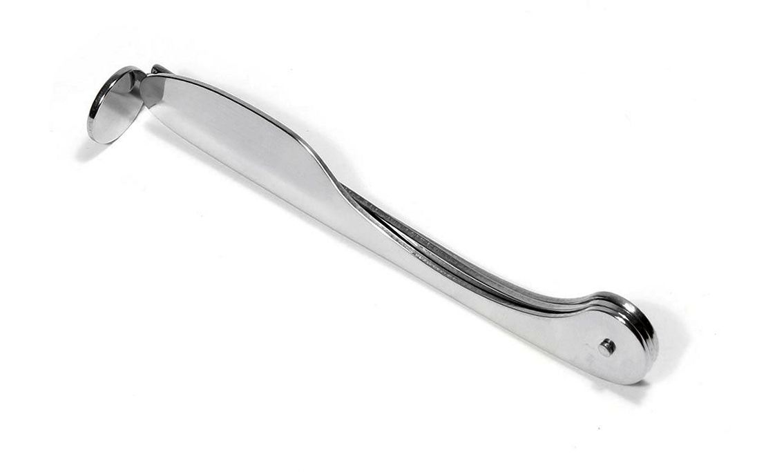 bronica εργαλείο πίπας μεταλλικό ασημί