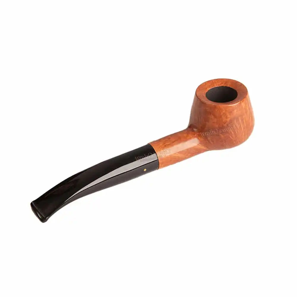 ξύλινη καφέ πίπα καπνού pipex