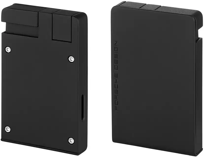 porsche design αναπτήρας πούρου αντιανεμικός μαύρος