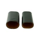 μαύρη δερμάτινη πουροθήκη με εσωτερική επένδυση κέδρου