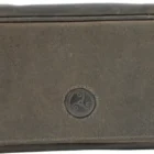 Peat Pipe Bag 2 δερμάτινη θήκη πίπας καπνού, με φερμουάρ, καφέ χρώμα