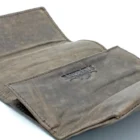 Peat Roll Up Tobacco Pouch 1 δερμάτινη θήκη καπνού, καφέ χρώμα